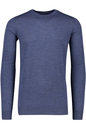 Portofino trui extra lange mouwlengte blauw Portofino