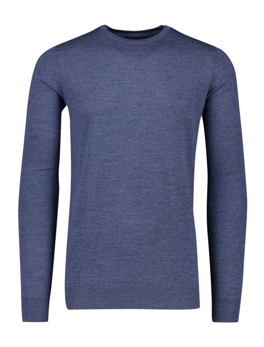 trui extra lange mouwlengte blauw Portofino