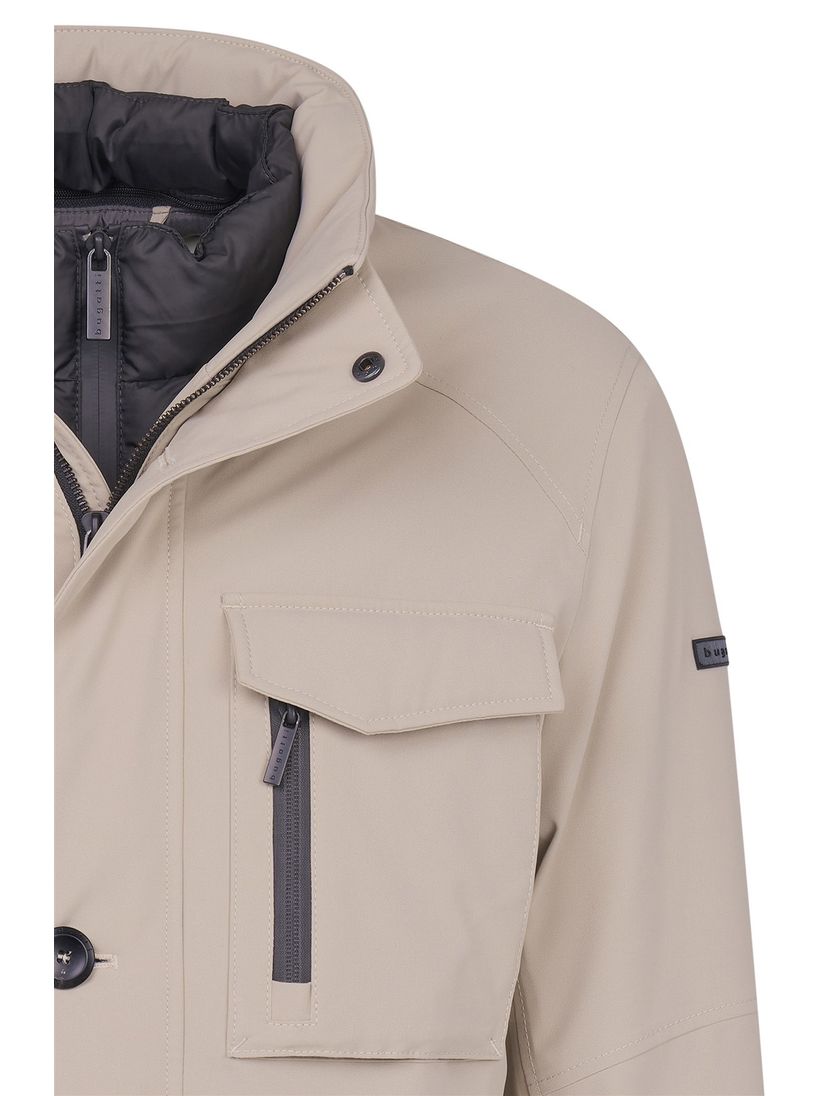 Winterjas Bugatti beige waterdicht