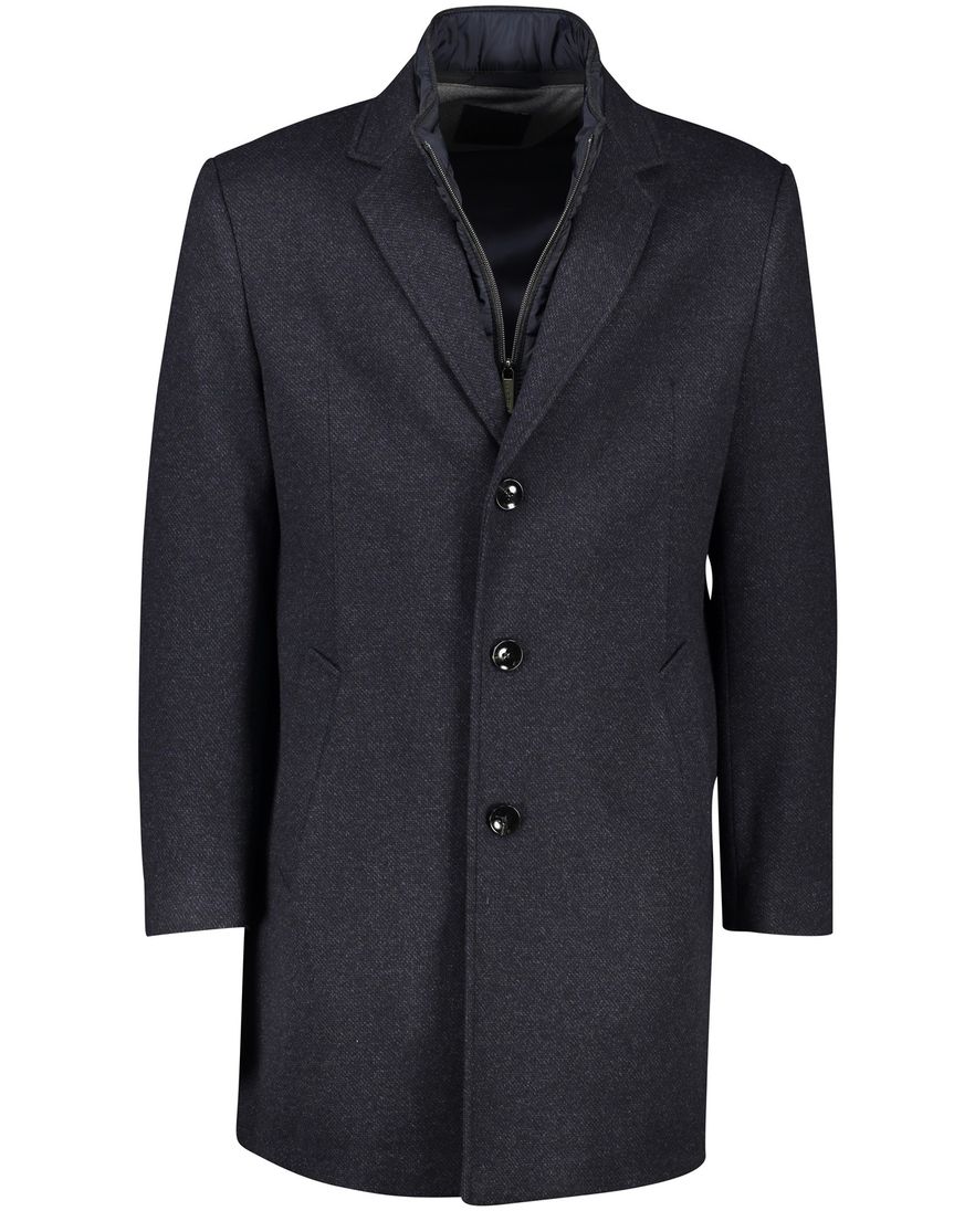 Bugatti winterjas donkerblauw