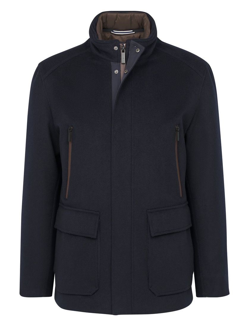 winterjas Bugatti donkerblauw