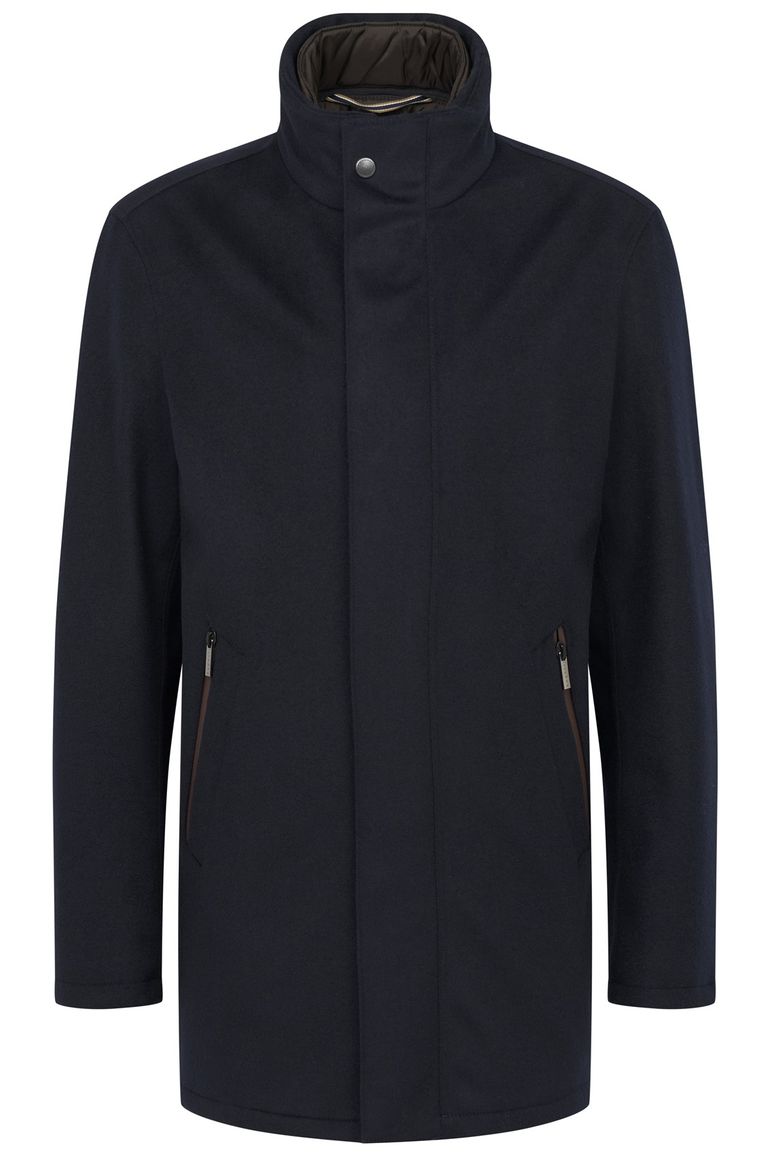 Buggati jas donkerblauw uni wijde fit