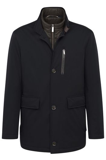 Bugatti Bugatti parka donkerblauwn effen