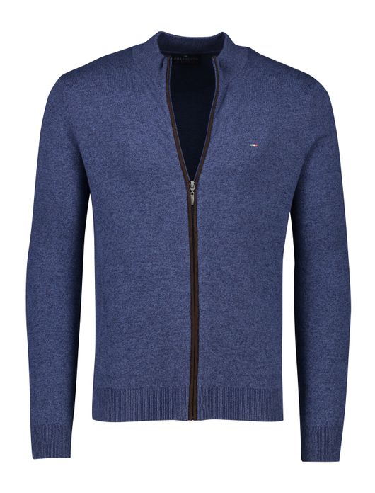 Portofino vest blauw gemeleerd