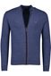 Portofino vest blauw merinowol