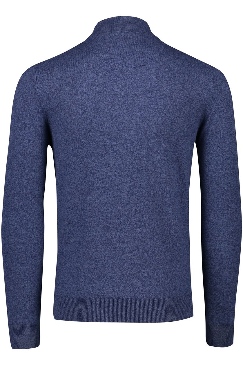 Portofino vest blauw merinowol