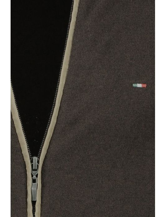 Portofino vest bruin extra lang