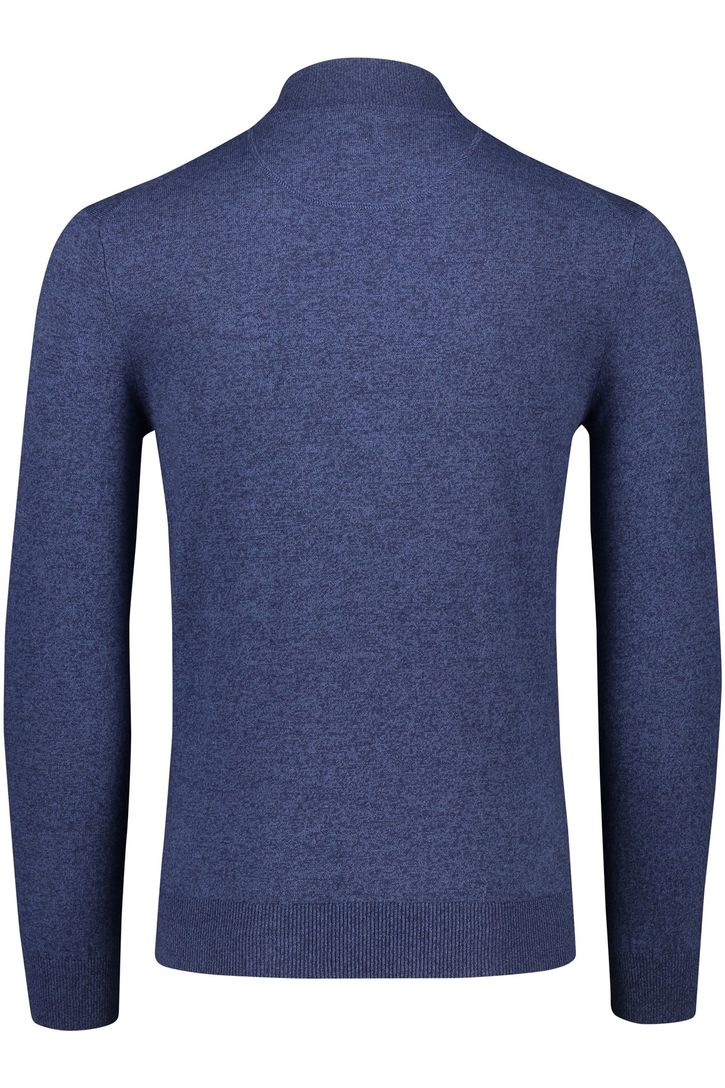 katoenen trui Portofino donkerblauw effen normale fit