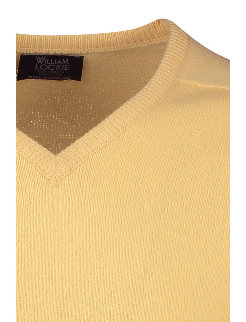 William Lockie trui geel v-hals