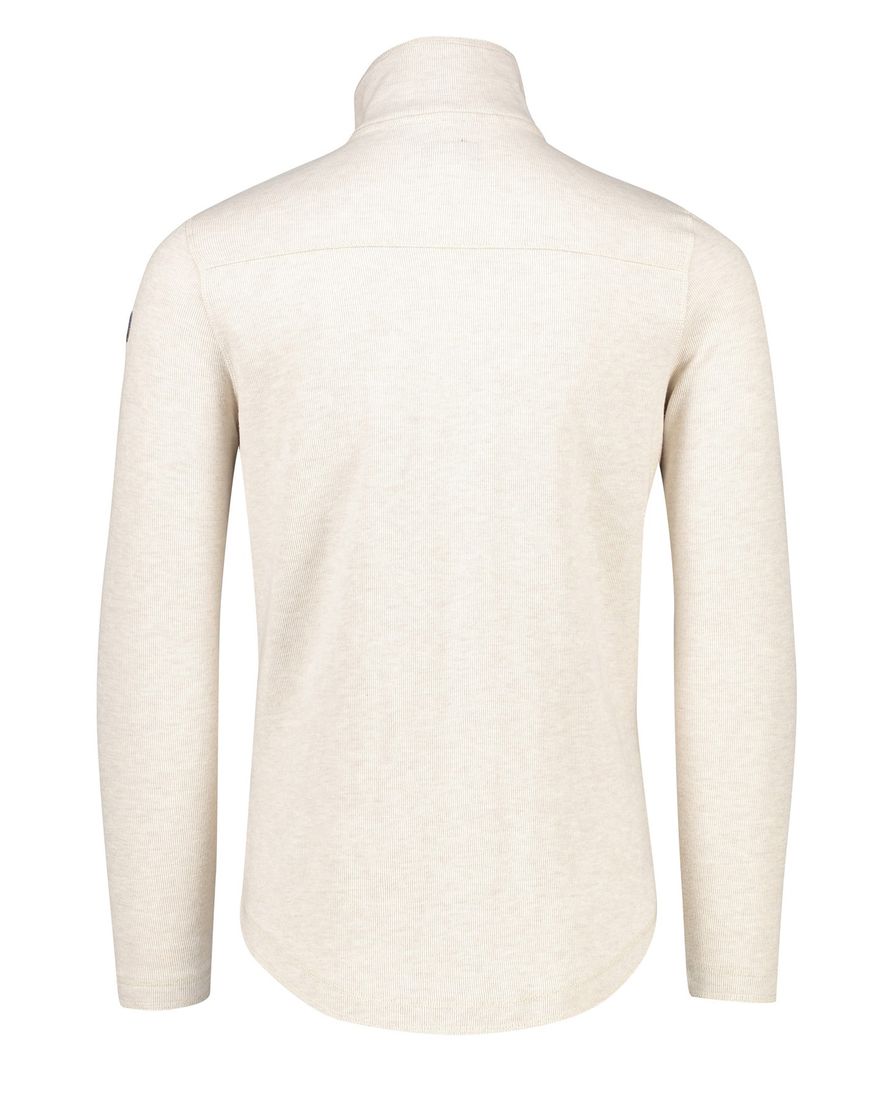 New Zealand overshirt beige effen katoen