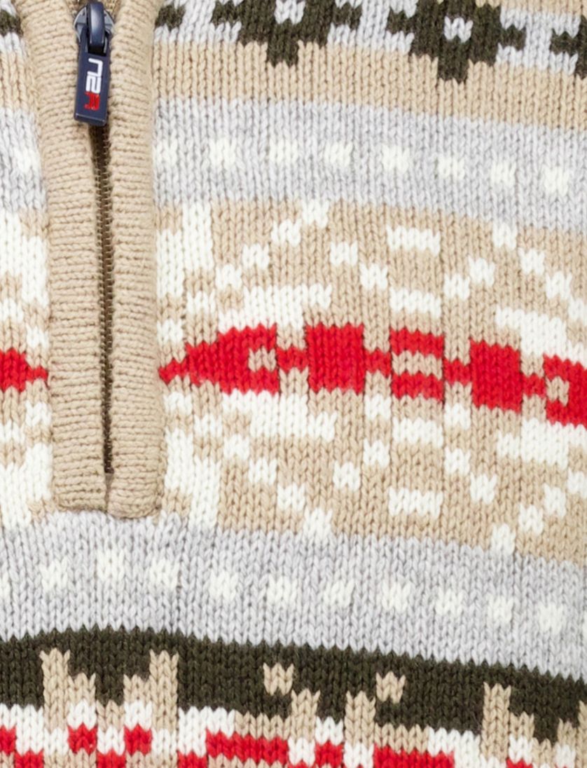 NZA sweater bruin katoen printje