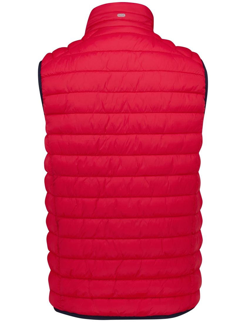 bodywarmer NZA rood effen polyamide normale fit