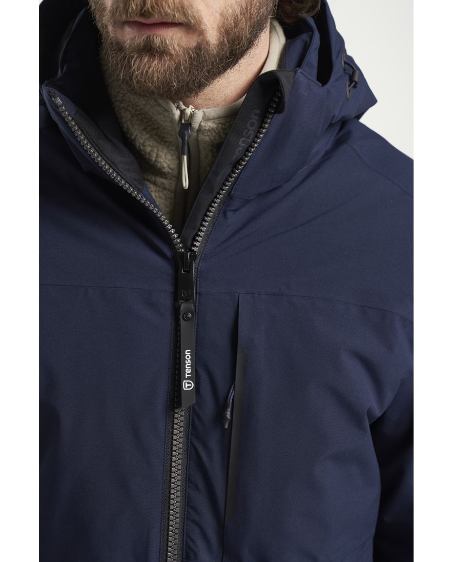 Tenson Dave winterjas softshell donkerblauw