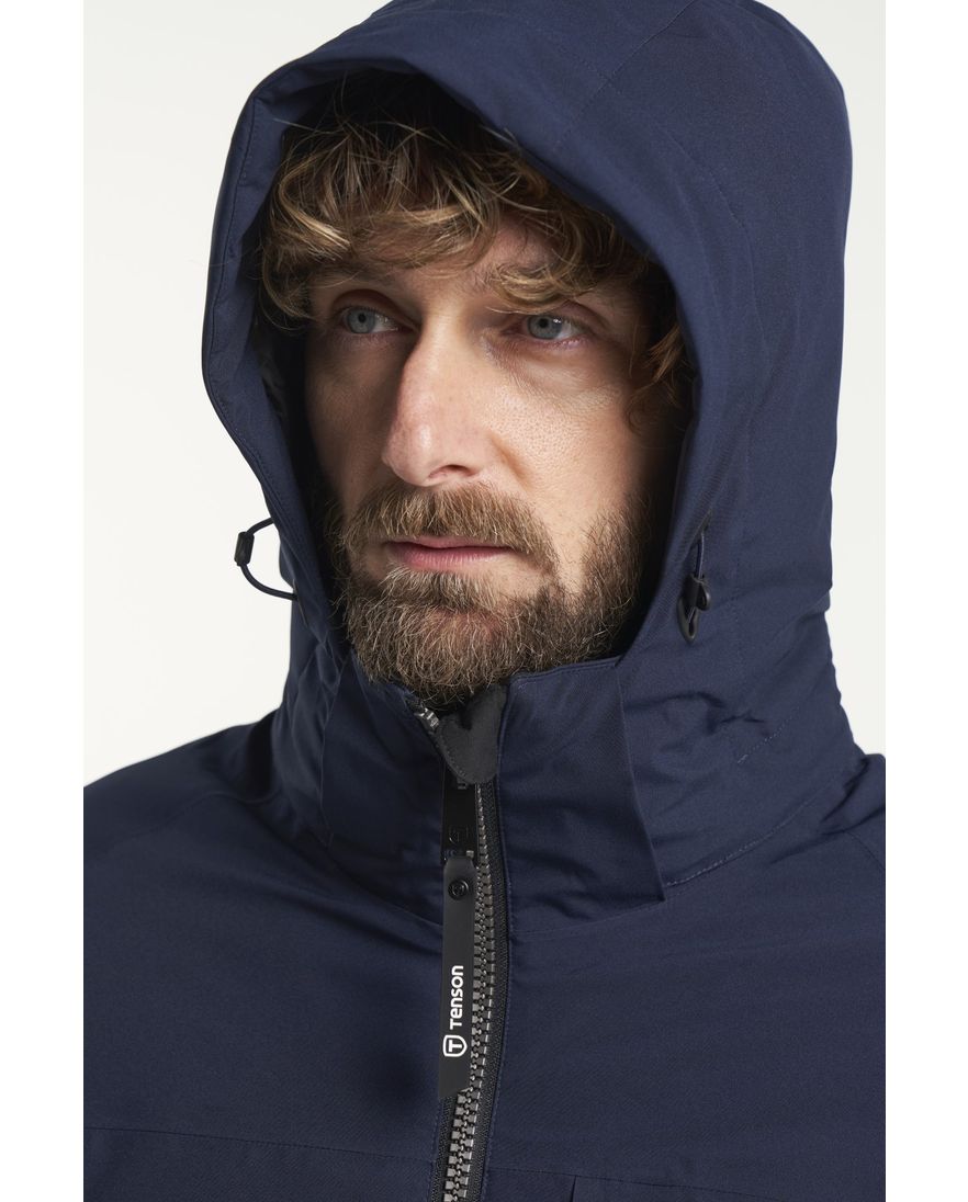 Tenson Dave winterjas softshell donkerblauw