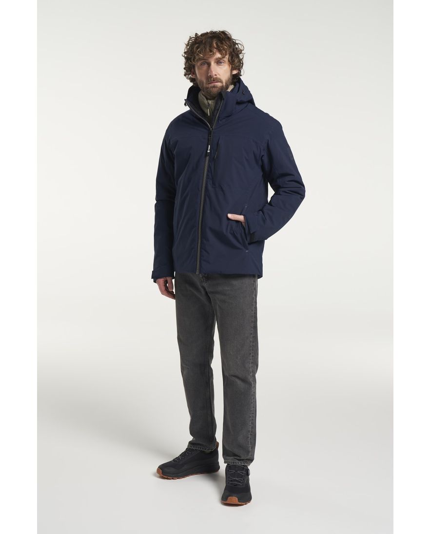 Tenson Dave winterjas softshell donkerblauw