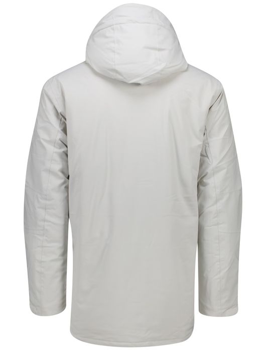 winterjas wit Tenson Chris parka met capuchon