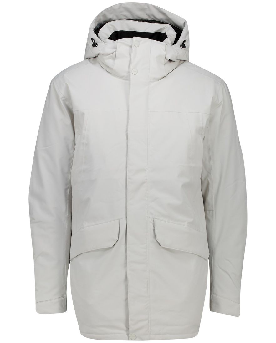 Tenson Chris winterjas wit parka met capuchon
