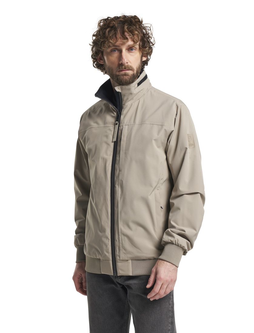 tussenjas Tenson beige Stewie softshell borstzak