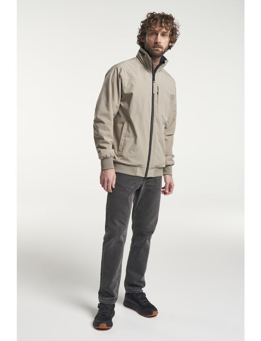 tussenjas Tenson beige Stewie softshell borstzak
