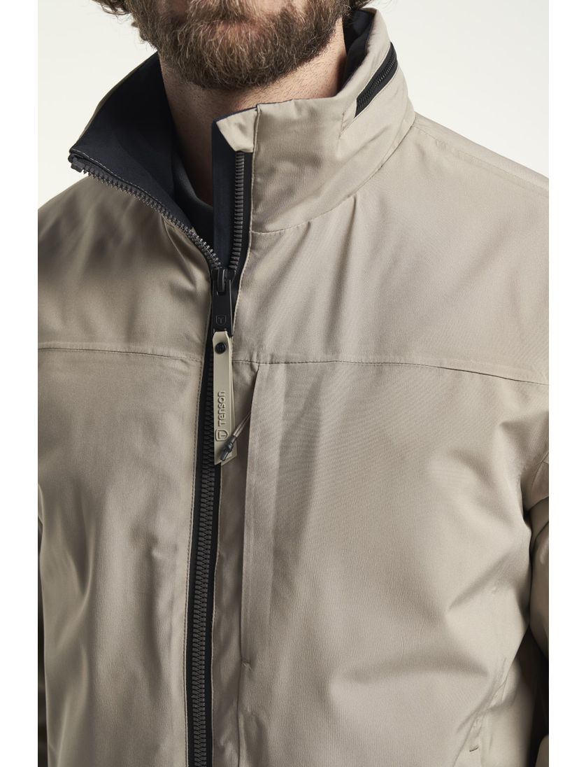 tussenjas Tenson beige Stewie softshell borstzak