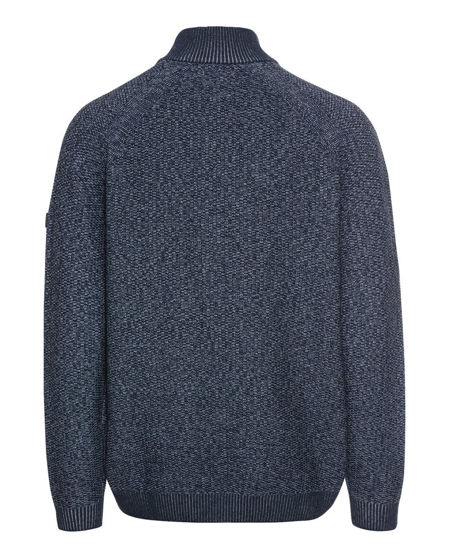 Camel Active Vest blauw hoge hals