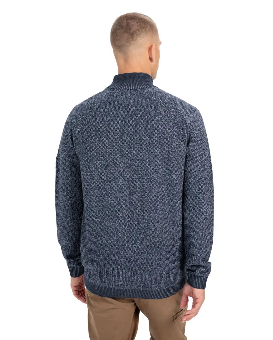 Camel Active Vest blauw hoge hals