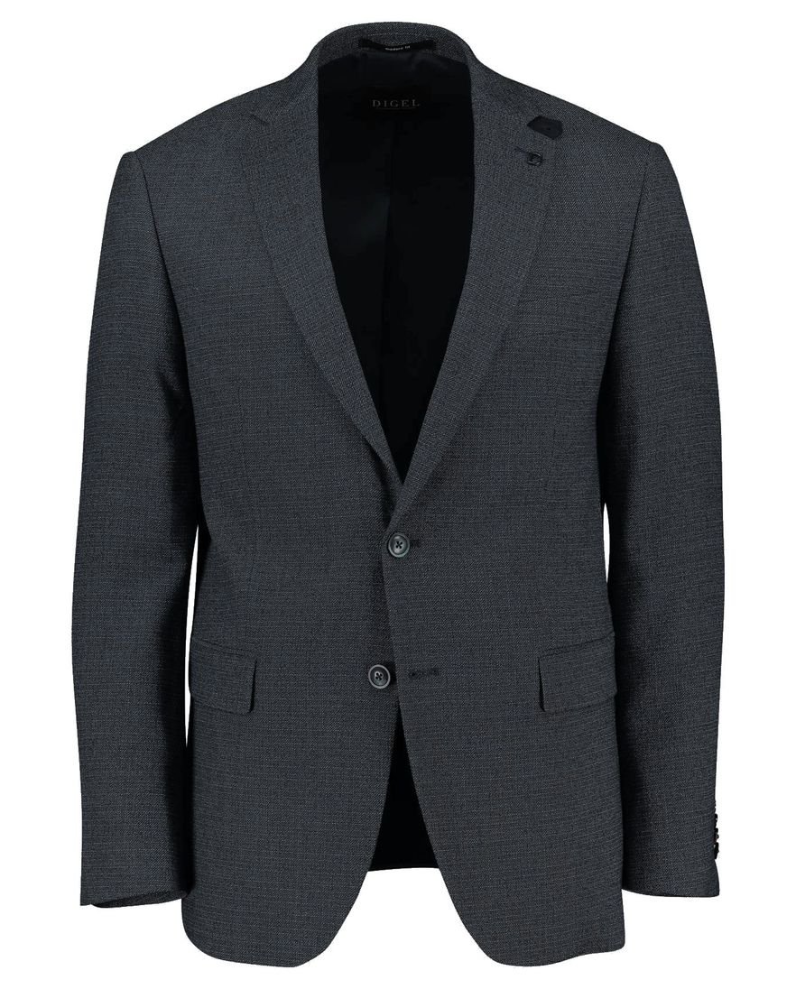 Digel colbert donkerblauw geruit normale fit