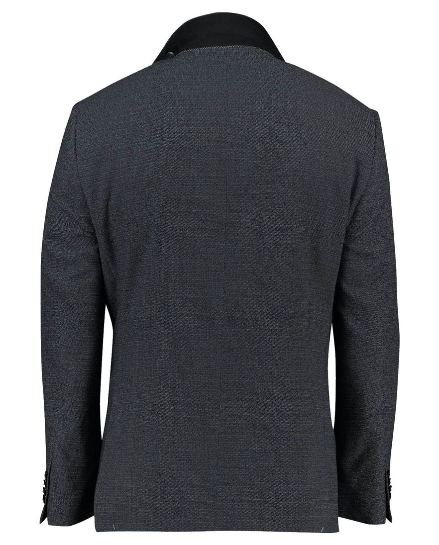 Digel colbert donkerblauw geruit normale fit