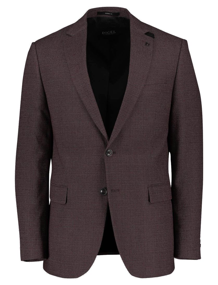 Digel colbert normale fit rood geruit