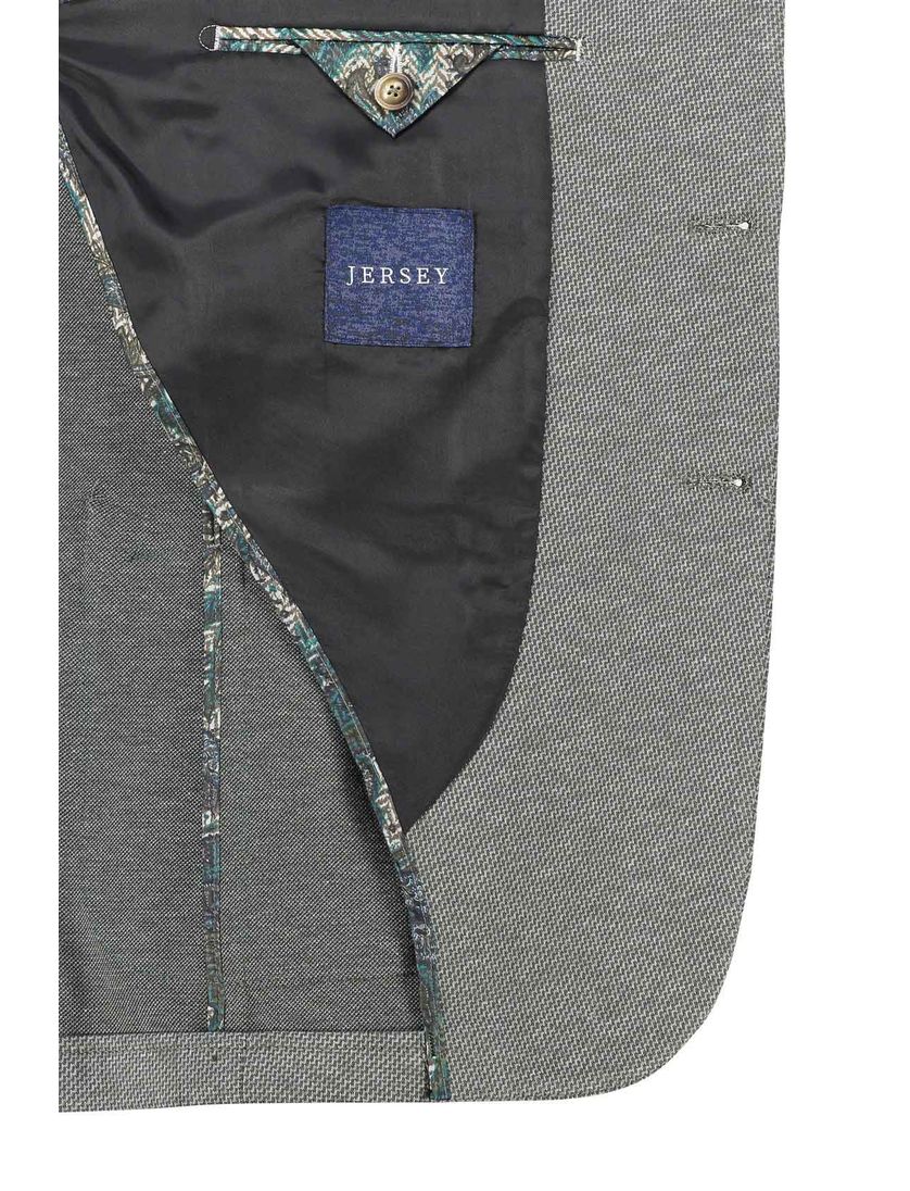 katoenen Digel colbert normale fit groen geprint normale fit