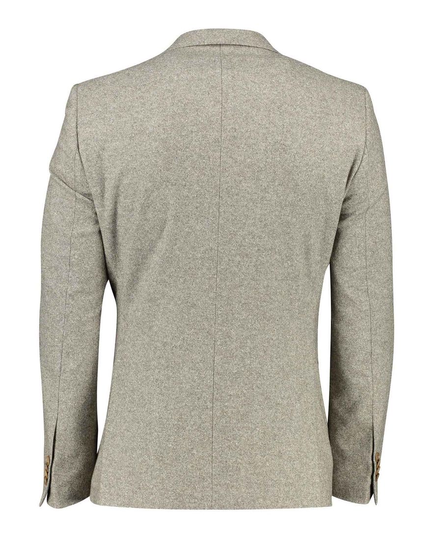 Carl Gross colbert grijs bruin wit gemêleerd Sharp Fit