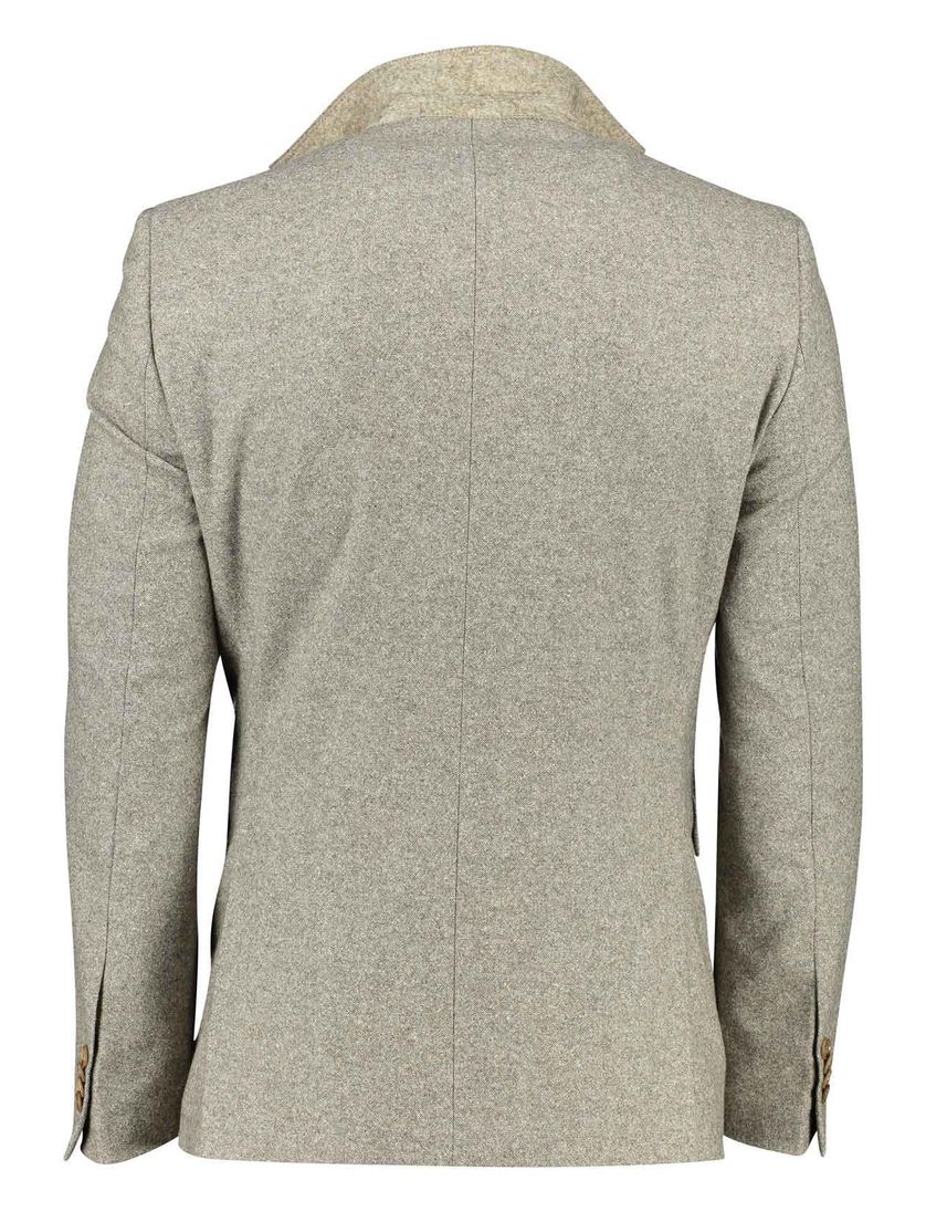 Carl Gross colbert grijs bruin wit gemêleerd Sharp Fit