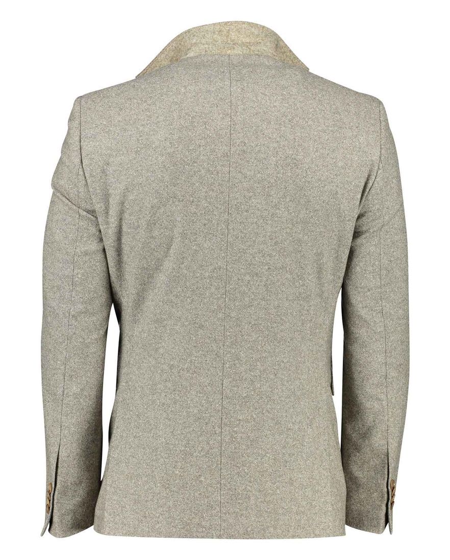Carl Gross colbert grijs bruin wit gemêleerd Sharp Fit