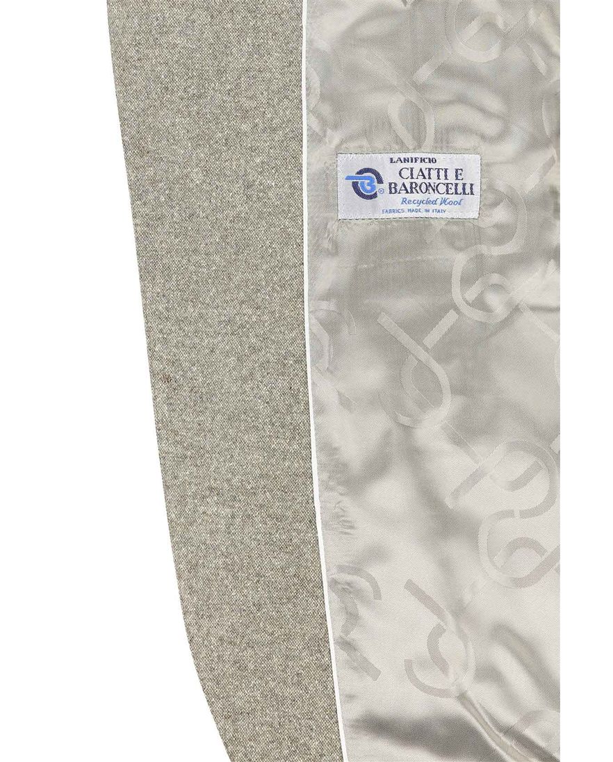 Carl Gross colbert grijs bruin wit gemêleerd Sharp Fit