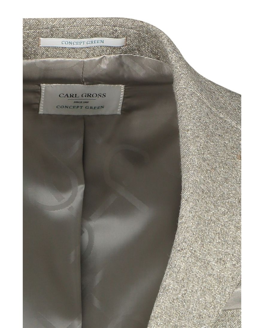 Carl Gross colbert grijs bruin wit gemêleerd Sharp Fit