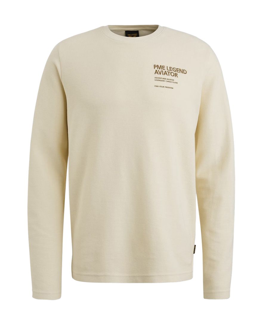PME Legend trui creme pique