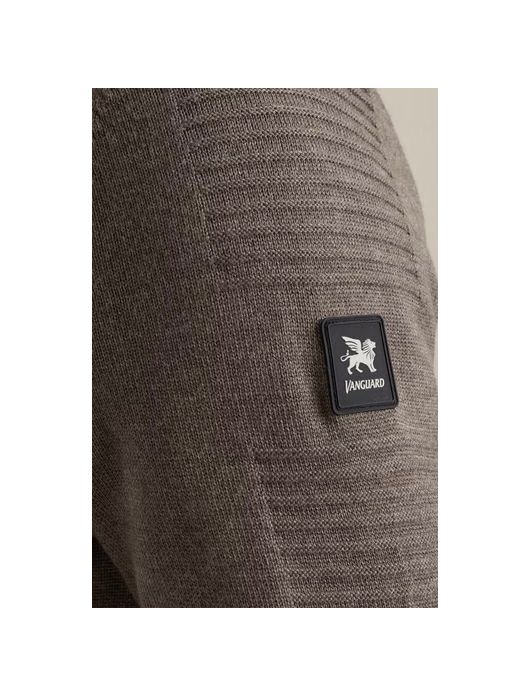 vest Vanguard beige effen katoen outdoor rits