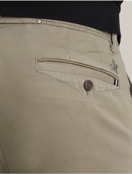 Vanguard chino bruin effen