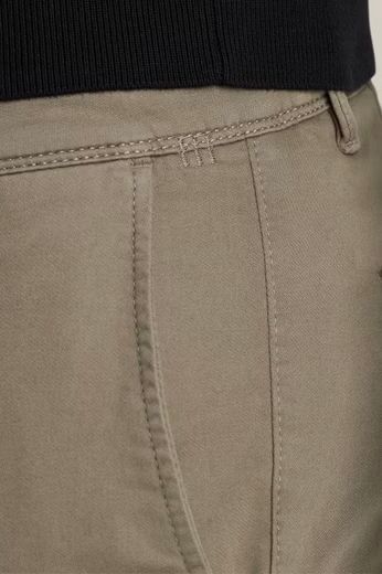 Vanguard chino bruin effen katoen