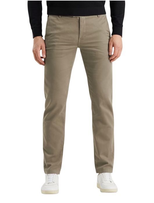 Vanguard chino bruin effen