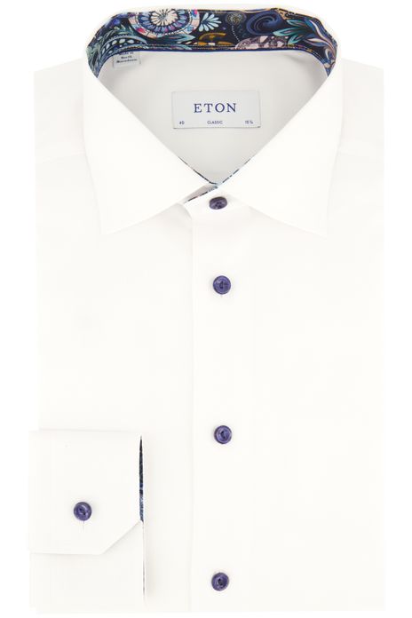 Eton overhemd classic fit wit