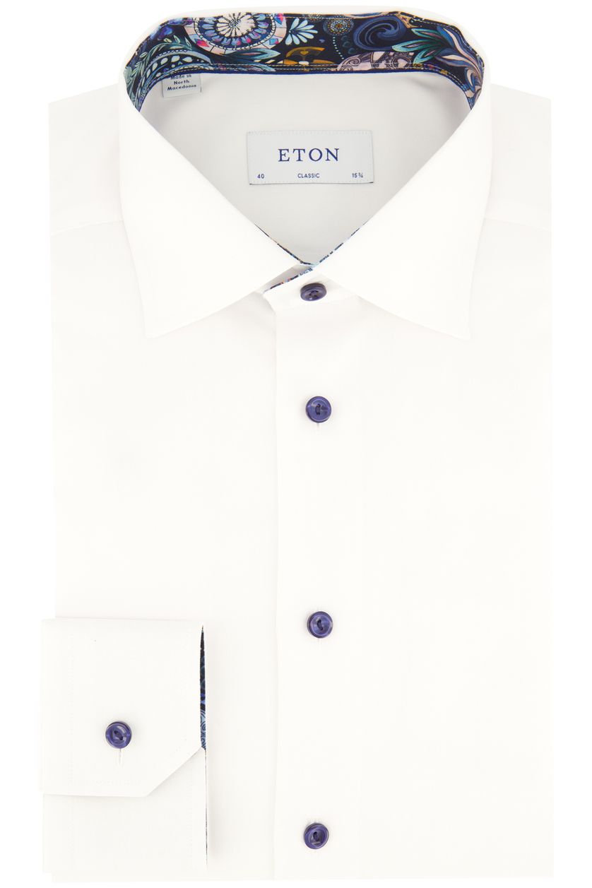 Eton overhemd classic fit wit