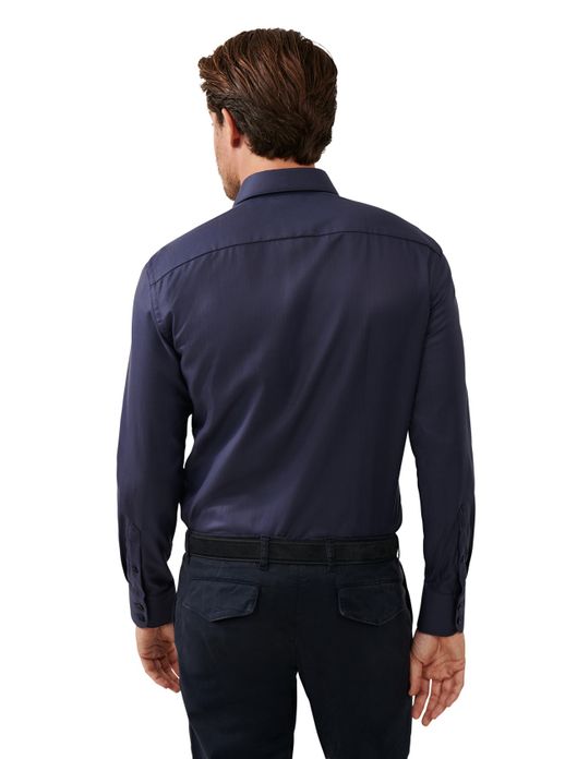 business overhemd donkerblauw Cavallaro
