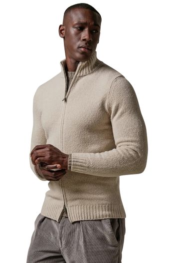 Profuomo vest Profuomo beige wol