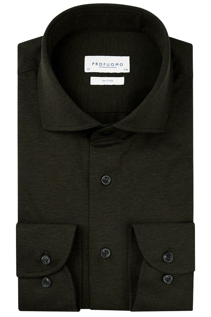 business overhemd Profuomo groen
