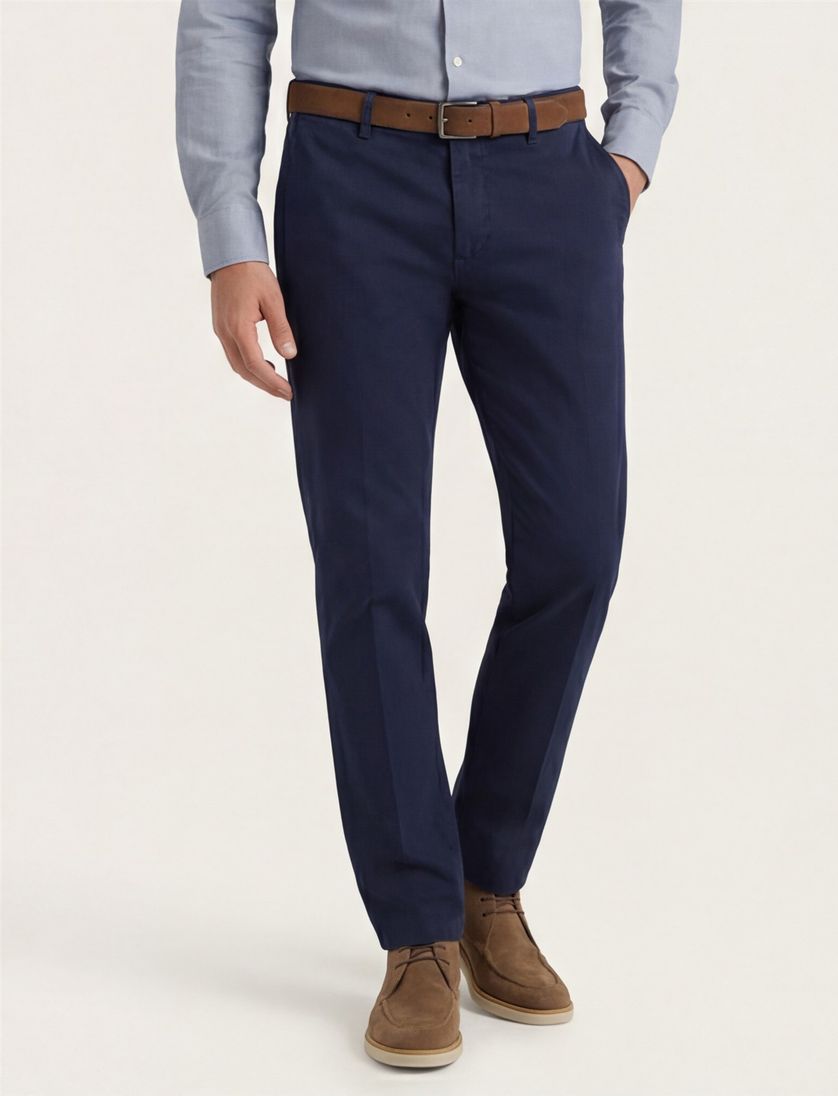 M.E.N.S. chino madison donkerblauw