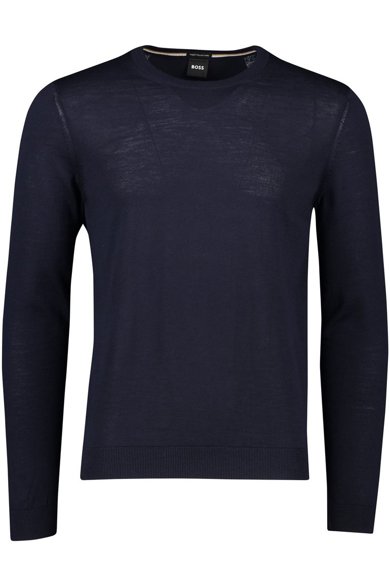 Boss Black trui Leno-P donkerblauw