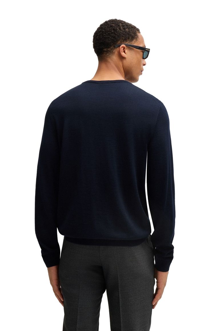 Boss Black trui Leno-P donkerblauw