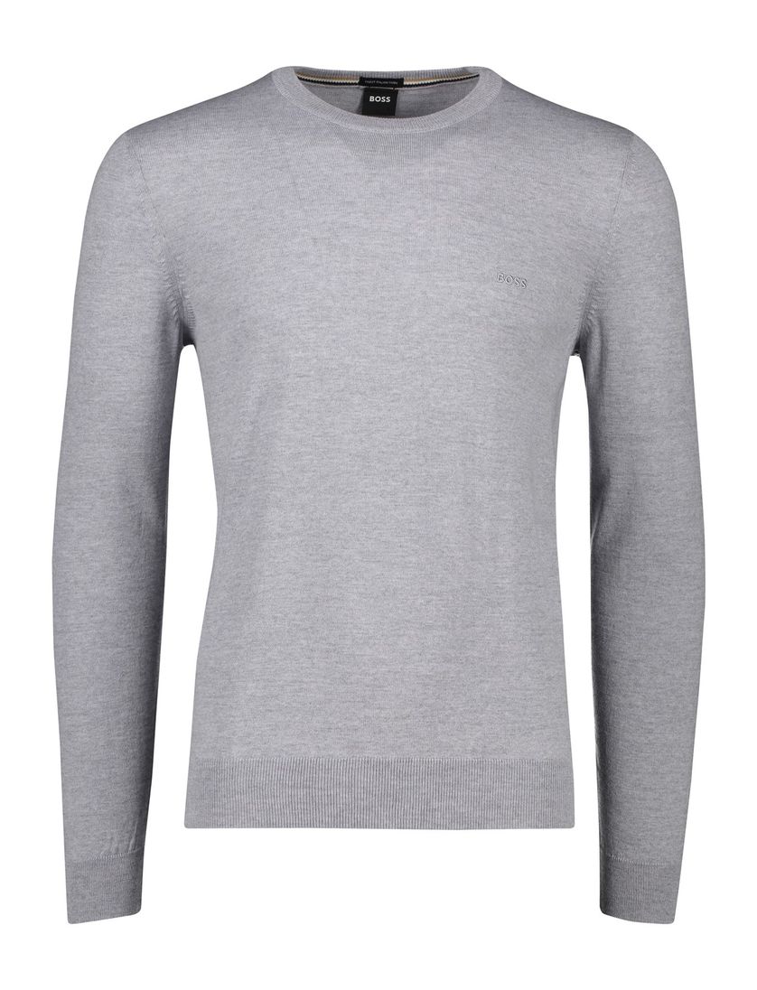 Boss Black trui Botto-L grijs normale fit