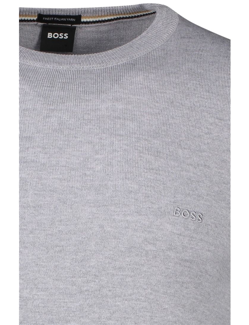 Boss Black trui Botto-L grijs normale fit